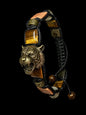 New 2026 Design / Handmade Trendy og Exclusivt Shambhala Armbånd, " Tiger Talisman " Bracelet – Tiger’s Eye, Sunstone, Citrine &amp; Pyrite, Abundance - Protection - Joy - Strength