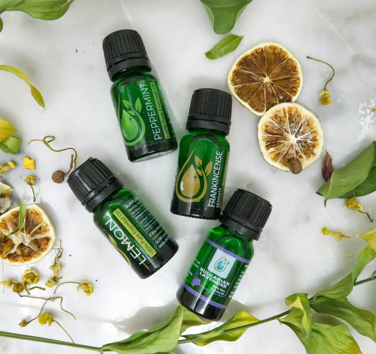 Jade Bloom " Starter Pack " Lavender, Frankincense, Peppermint & Lemon
