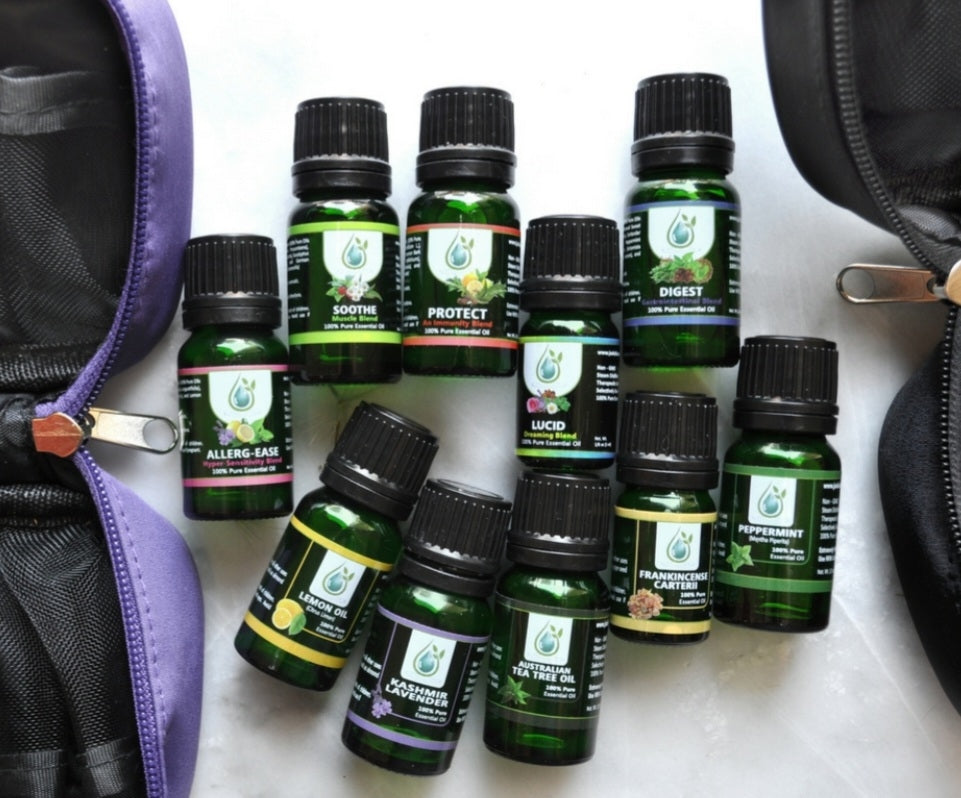 JADE BLOOM BEST 10 PACK OIL SET ( 5 Essential Oils & 5 Blends )