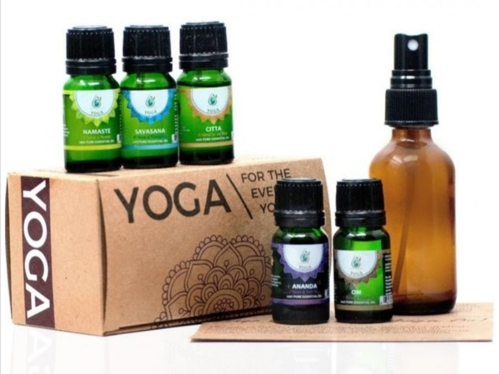 Jade Bloom Exclusive Yoga Blend Pack. (5 blends, 1 empty spray bottle, 1 recipe card)