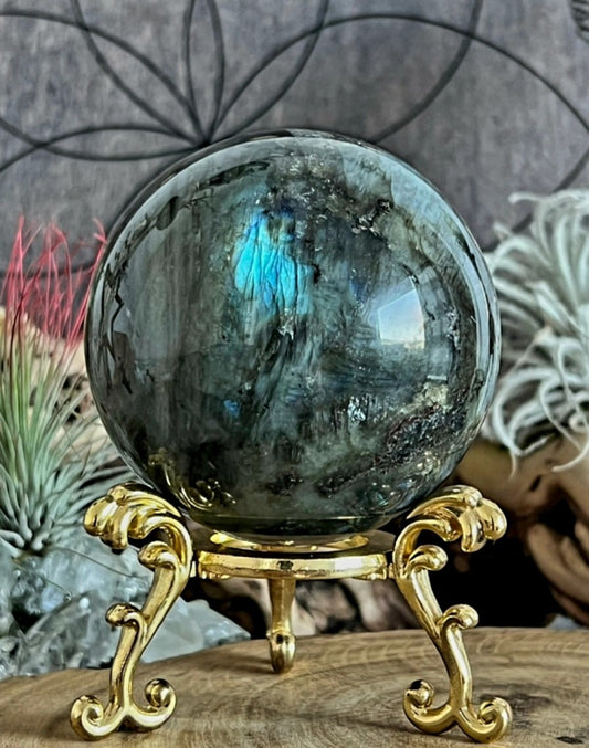 XL Labradorite Spheres -  ca. 10cm - 1.3 - 1.5kg