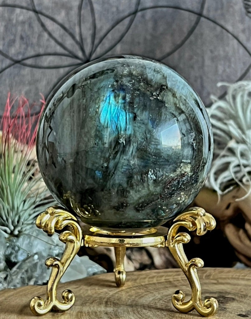 XL Labradorite Spheres -  ca. 10cm - 1.3 - 1.5kg