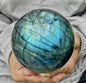 XL Labradorite Spheres -  ca. 11-12cm - 1.8 - 2.2kg