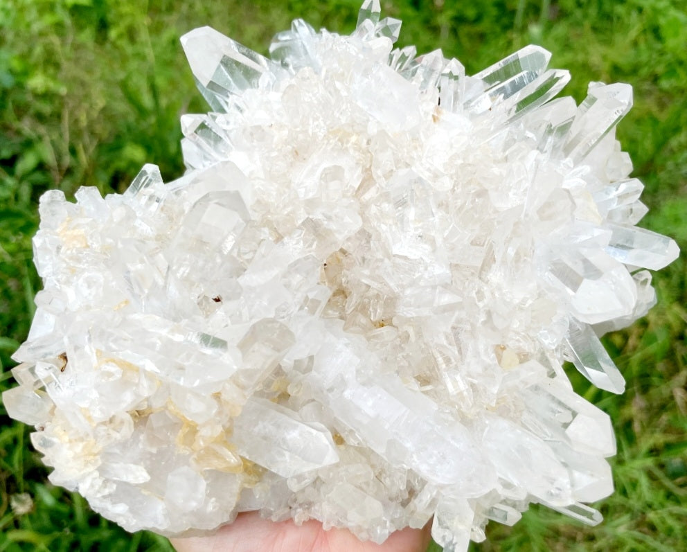 Supervakker Lemur Clear Quartz Cluster Arkansas / USA, ca. 2500gram
