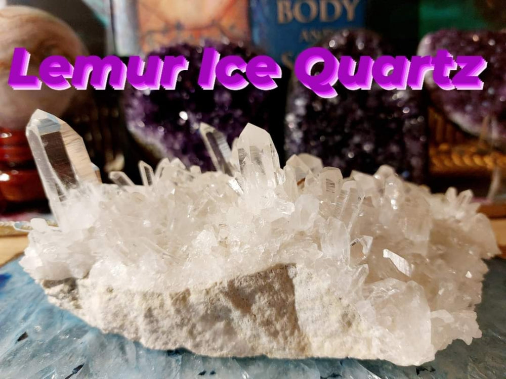 Supervakker Lemur Quartz Cluster Arkansas / USA , ca. 800 - 900gram