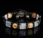 New 2025 Design / Trendy og Exclusivt Shambhala Armbånd,&nbsp; Pyrite Abundance Bracelet – Zodiac Protection Talisman with Citrine, Quartz Seraphinite, Power, Abudance, Protection, High Vibrations