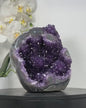 Large Uruguay Amethyst Geode with Beautiful Stalactite Formations, Self Standing Amethyst, 20x16.3cm Amethyst Stone | CBP1223