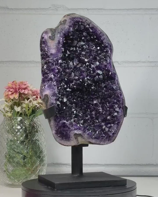 Huge Natural Uruguayan Amethyst Geode - MWS1630, 48x25cm - 17KG