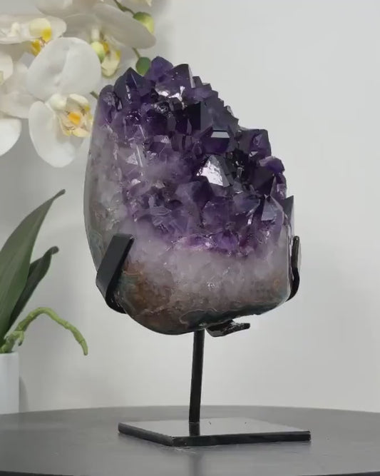 Stunning Natural Amethyst Crystal with Large &amp; Shiny Crystals - MWS1932, 20x11cm - 2.1kg