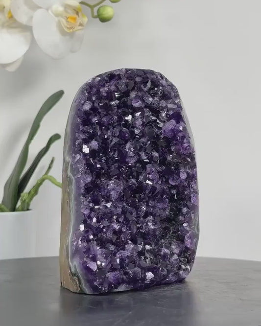 Stunning A+ Natural URUGUAY Amethyst Cathedral, 14.5 x11cm - CBP1094