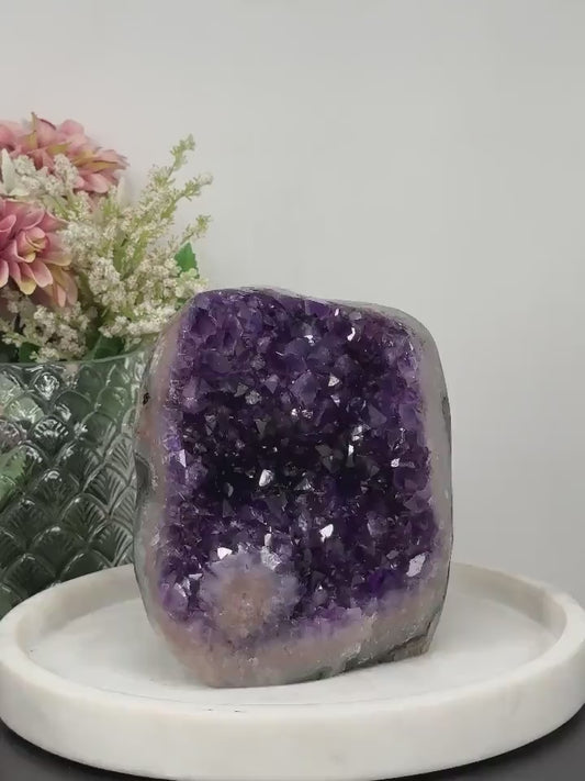 One of a Kind Natural Uruguay Amethyst Cathedral, CBP1028 - 16x14cm