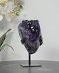 MÅNEDENS UTVALGTE / Top Grade URUGUAY Amethyst Crystal - Metal Stand included - MWS1825, 14.5x8cm, 1.1KG