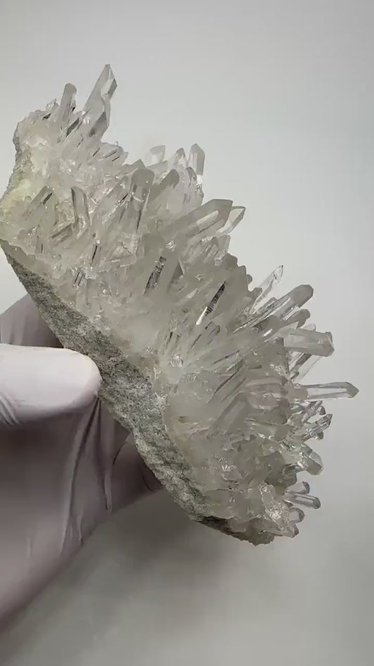 Eksklusive AAA + High Quality Clear Quartz Clustre ( Arkansas/USA), Large Size - ca. 19x11x7cm