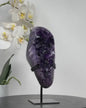 Unique Amethyst Cluster with huge Deep Purple Crystals - MWS1756, 22x9.5cm - 1.6KG