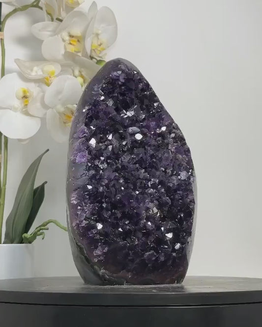 XXL Unique Top Quality Natural Amethyst Cathedral, Self Standing Amethyst, 23.5cm in Tall Amethyst Stone | CBP1199