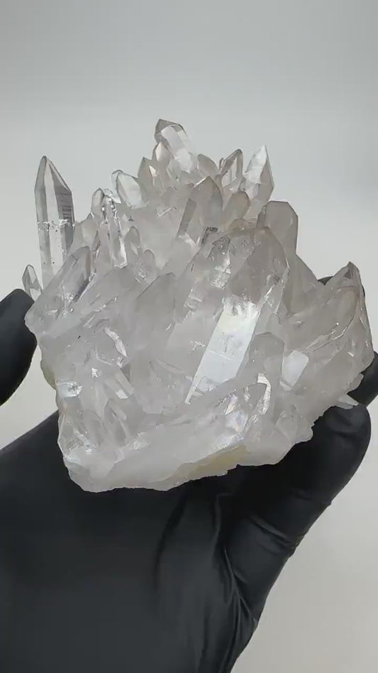 Eksklusive AAA + Extreme High Quality Clear Quartz Clustre ( Arkansas/USA), Large Size - ca. 16x11x5cm