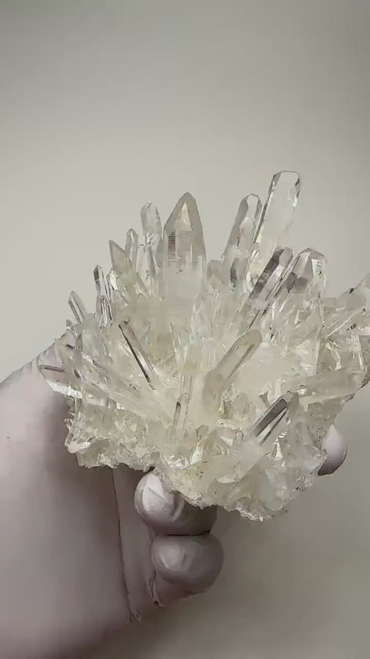 Eksklusive AAA + Extreme High Quality Clear Quartz Clustre ( Arkansas/USA), Large Size - ca. 15x14x8cm