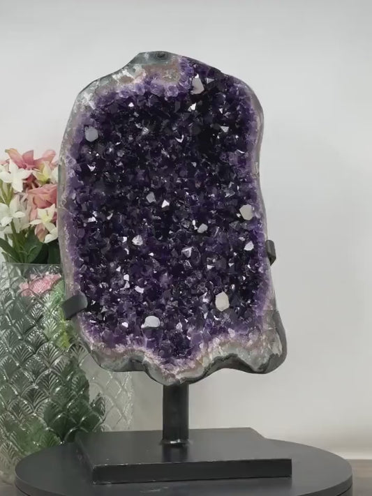 Large Natural URUGUAY Amethyst Specimen – Ideal for Home Decor - MWS0904, 39,5x21cm - 12kg
