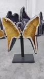 Eksklusiv Brazilian Citrine ( Heated ) Butterfly Angel Wings 88x64cm - 49kg. AAA+ Kvalitet