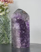 MÅNEDENS UTVALGTE / Natural Uruguay Amethyst & Agate Stone Tower AAA+ Quality Geode, 19x10cm, STP0178