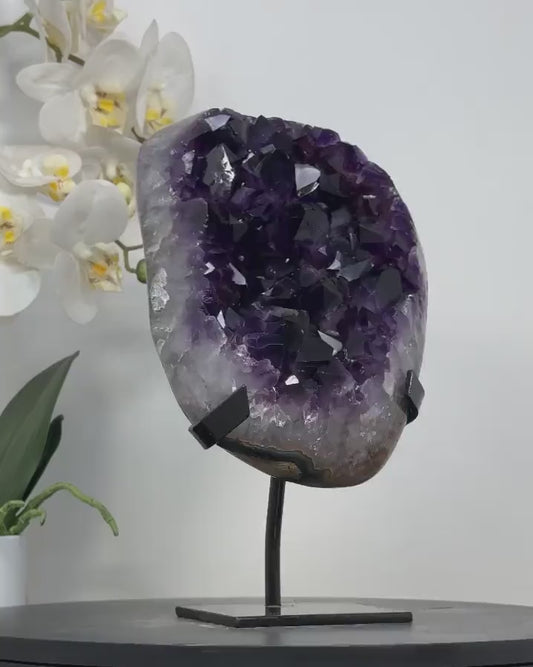 A+ Grade Uruguayan Amethyst Crystal Specimen - MWS1999, 3kg - 24x14cm