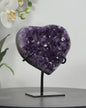 Uruguayan Amethyst Stone Heart Carving, , Unique Piece, HST0243, 15x11.5cm - 700gram