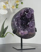 Stunning Amethyst Geode with Stalactite Flowers - MWS1393, 1.6kg - 19.5x12.5cm
