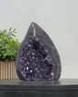 Natural Large URUGUAY Amethyst Flame Carving | FST0160, 14x12cm