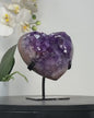 Stunning Natural A+ grade Amethyst Crystal Heart, Unique Piece, HST0259, 1kg - 12.5cm