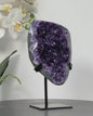 MÅNEDENS UTVALGTE / Natural A+ Uruguayan Amethyst Geode with Stand, 1.2KG - 18x10cm, MWS1831