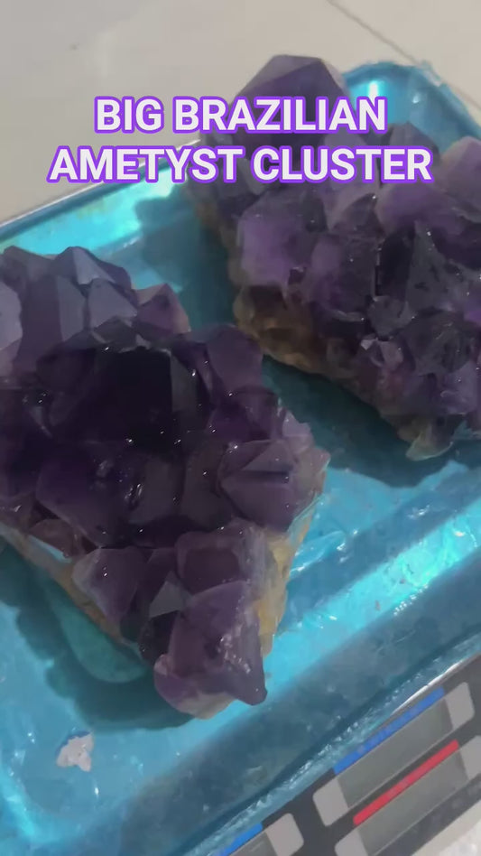 Månedens Utvalgte / Big Brazilian Ametyst 2kg Cluster