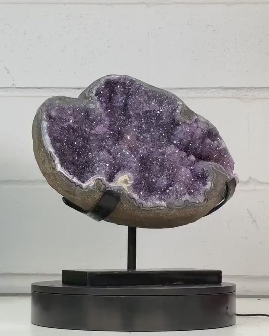 Amethyst Statement Piece Full of Stalactite Formations - MWS2448, 34x34cm - 16kg