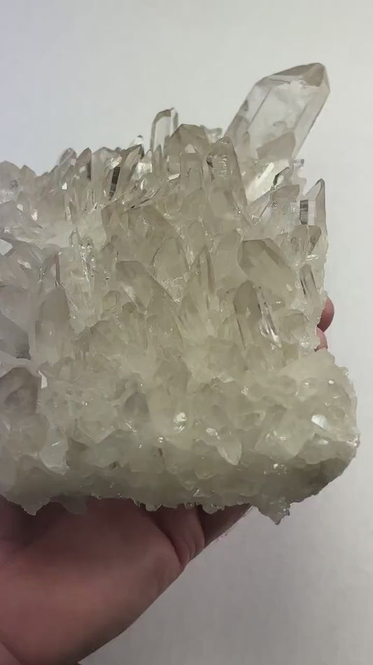 Eksklusive AAA + High Quality Light Smokey Clear Quartz Clustre ( Arkansas/USA), Large Size - ca. 2,5Kg
