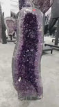 SOMMER KAMPANJE HIGH QUALTY BRAZILIAN AMETYST GEODE - 40% OFF + Fri Frakt, 46kg - 76x25cm