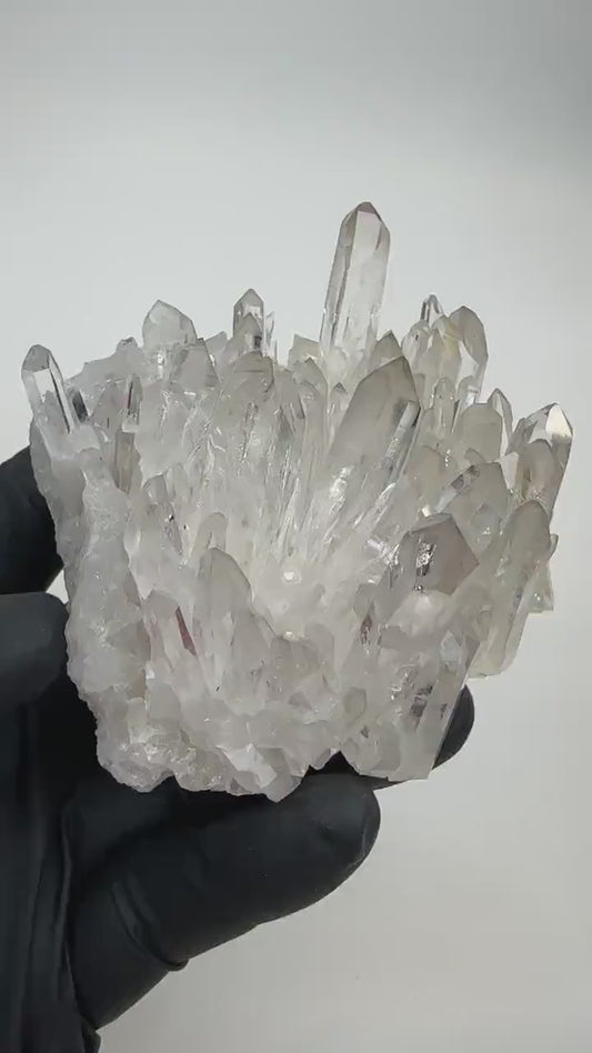 Eksklusive AAA + Extreme High Quality Clear Quartz Clustre ( Arkansas/USA), Large Size - ca. 10x9x6cm