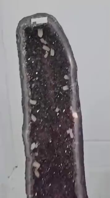 KAMPANJE HIGH QUALITY PREMIUM AMETYST GEODEPAR - Inntil 40% OFF + Fri Frakt - ca 112kg totalt (55kg + 57kg), 103/102cm mined in Brazil