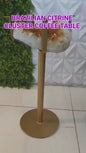 HIGH QUALITY BRAZILIAN CITRINE ( Heated ) CLUSTER GEODE COFFEE / SOFA SIDE TABLE, 6KG - 29x21cm, Høyde 60cm