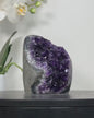 Natural Deep Purple Amethyst Cathedral from Uruguay, Self Standing Amethyst, CBP1217 - 8x9cm