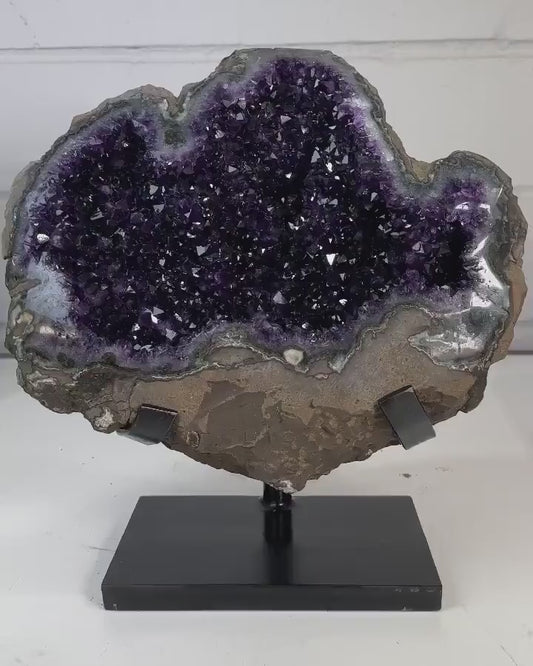 Huge Natural Uruguay Amethyst Geode - MWS2445, 23kg - 41x36cm