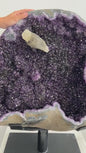 Magnificent Massive Natural Uruguay Amethyst Geode with Unique Calcite Specimen - AWS1453, 80x73x30cm