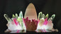 Fantastisk håndlaget ILLUMINATION QUARTZ CRYSTAL Lampedekorasjon, "Abundant Love "