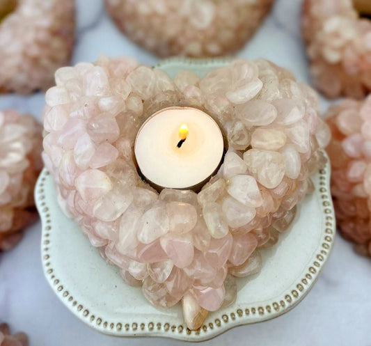 Stor, hÅndlaget Hjerteformet Rose Quartz Cluster krystalldekorasjon fra Brasil, 15cm, 1.4kg