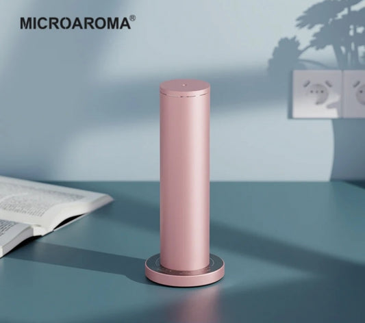 Nyhet ! Smart Home & Office Design Alutube Diffuser uten vann , Rosegold Aluminium 110ml, Bluetooth, Oppladbar Batteri