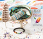 Sage Smudge Kit with Feather, White Sage Bundle, Abalone Shell + Stand, Chakra Bracelet, Instructions | Smoke Cleanse Home Cleanse Kit