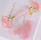 2- 1 Rose Quartz Roller & Gua Sha Facial Spa Set