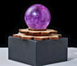 Ny, hÅndlaget Lotus Sphere Crystal Led Lamp - 50 - 55mm Ametyst