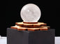 Ny, håndlaget Lotus Sphere Crystal Led Lamp - 50 - 55mm Clear Quartz