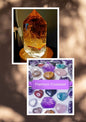 SUPEROFFER 17 / Exclusive Pack ( Large Smoke Quartz Tårnkrystall m/ledlys trebase + Premium Krystallsett