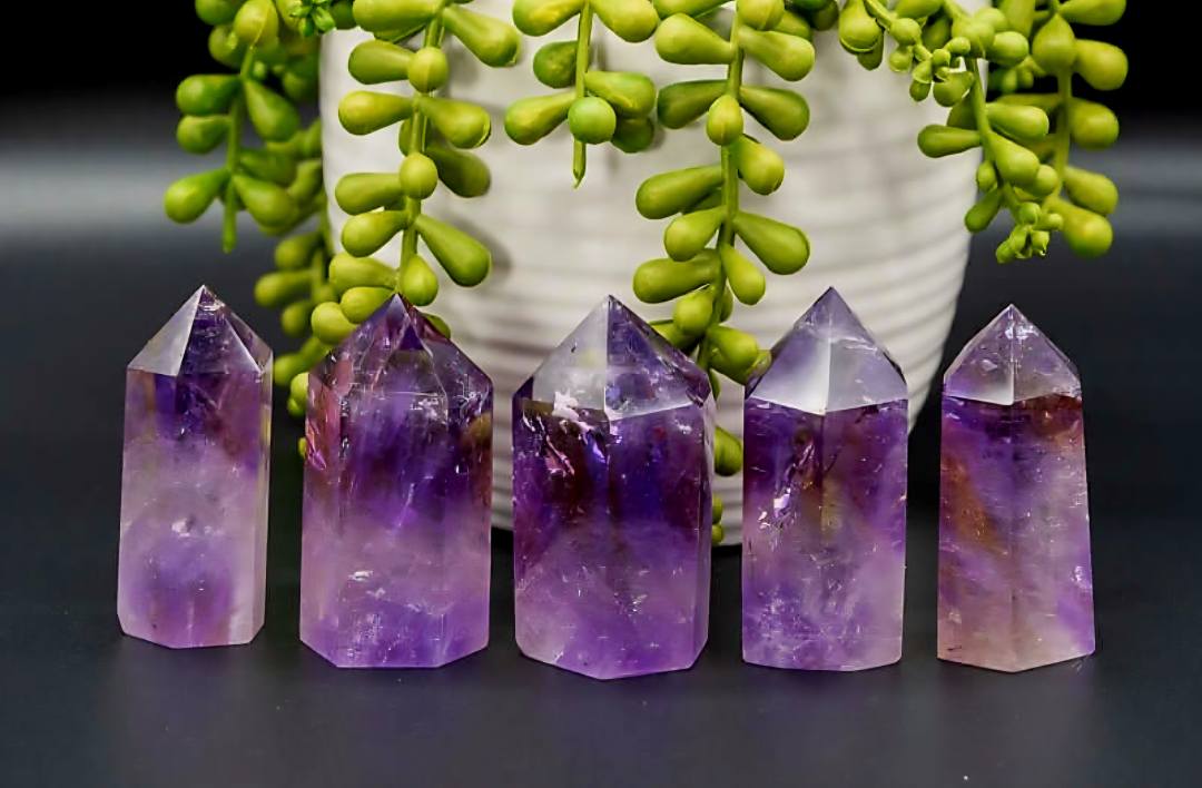 Vakre High Quality A+ Ametrine Towers fra Brasil , 55 - 60mm