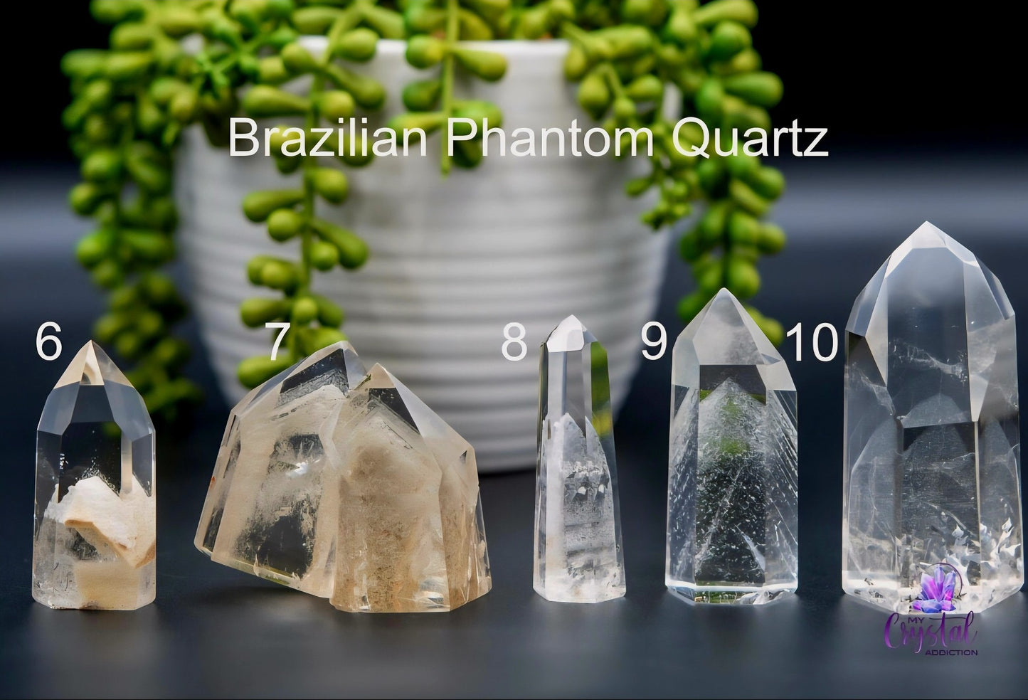 Superflotte AAA+ Kvalitet Phantom Quartz Towers fra Brazil , 70 - 80mm